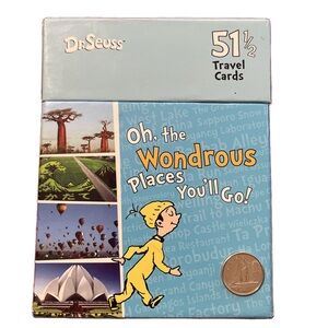 2/$15 DR. SUESS 51 and a half travel cards “Oh the Wondrous Places You’ll Go!”